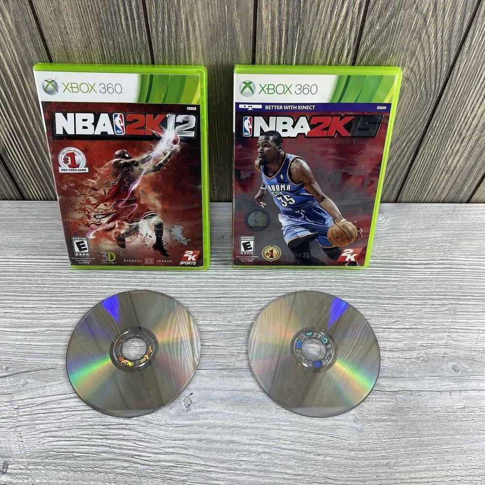 Xbox 360 Games Lot Of 2  NBA2K12 NBA2K15 Sports Games